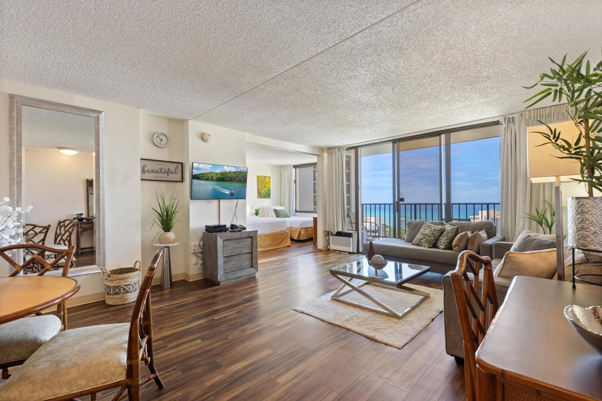 Beautifully Renovated 32Nd Floor Deluxe Ocean View Waikiki Condo Condo Honolulu Buitenkant foto